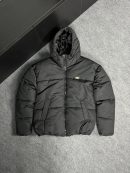 Lacoste Nakış Logo Puffer Mont | Siyah