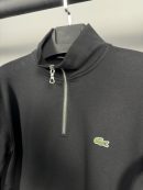 Lacoste Nakış Logo Yarım Fermuar | Siyah