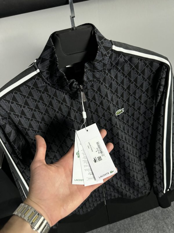 Lacoste Monogram Eşofman Takımı | Siyah - Image 4