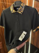 Versace Yaka Detay Polo Yaka | Siyah