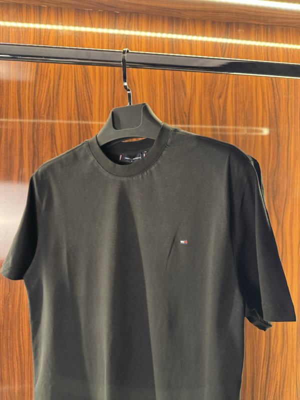 Tommy Hilfiger Nakış Logo T-Shirt | Siyah - Görsel 2