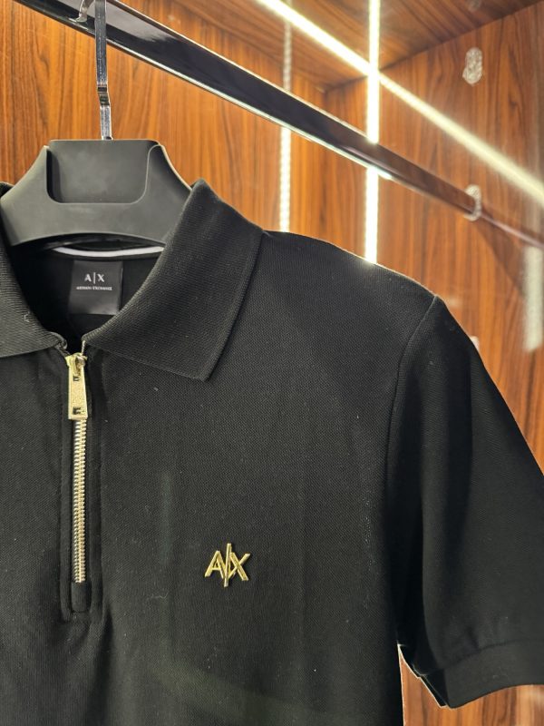 Armani Exchange Metal Logo Polo Yaka | Siyah - Görsel 2