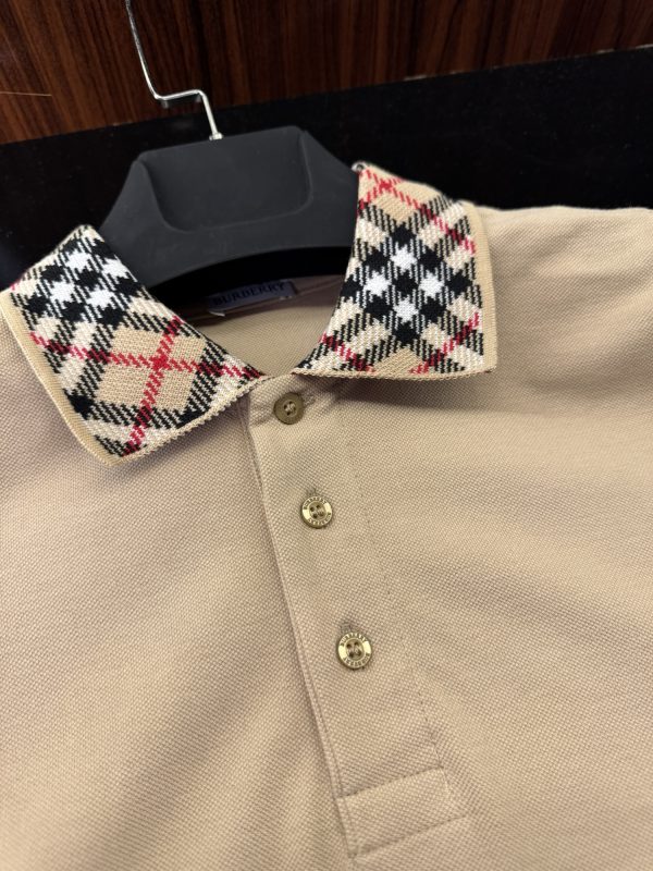 Burberry Yaka Detay Polo Yaka | Kahve - Görsel 4
