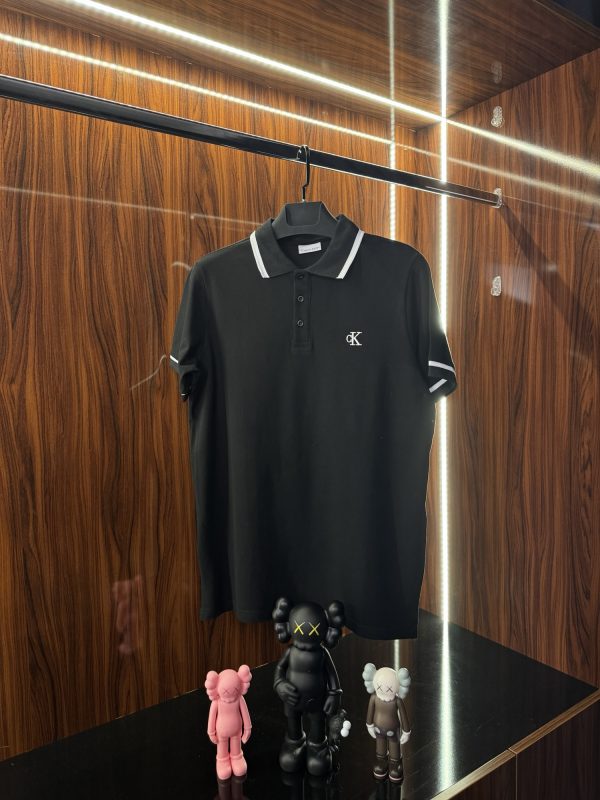 Calvin Klein Nakış Logo Polo Yaka | Siyah