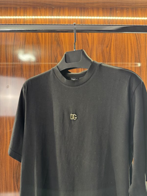 Dolce Gabbana Metal Logo T-Shirt | Siyah (dg04) - Görsel 2