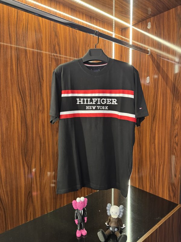 Tommy Hilfiger Nakış Logo T-Shirt | Siyah (th01)