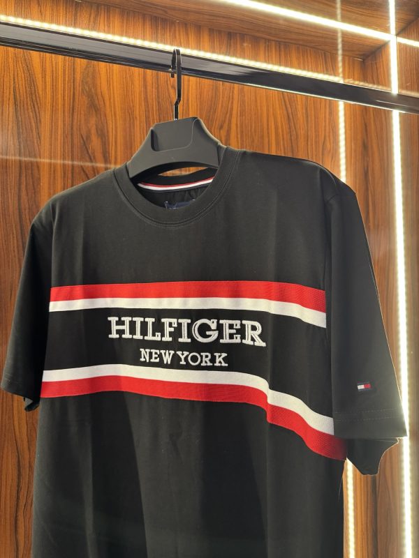 Tommy Hilfiger Nakış Logo T-Shirt | Siyah (th01) - Görsel 2