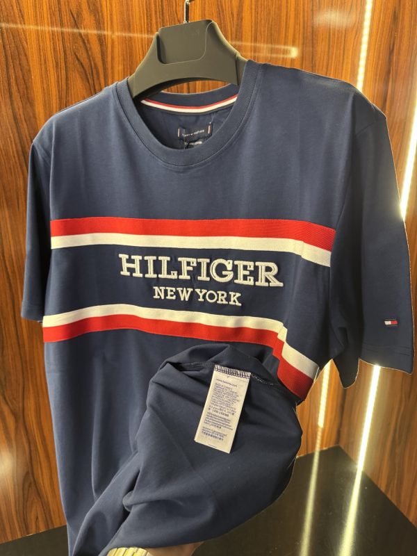 Tommy Hilfiger Nakış Logo T-Shirt | Lacivert (th01) - Görsel 4
