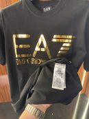 Emporio Armani Gold Logo T-Shirt | Siyah (ea02)