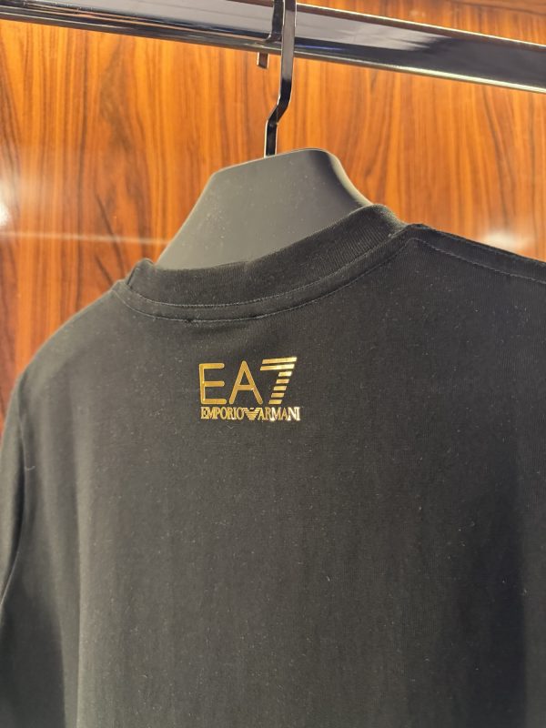 Emporio Armani Gold Logo T-Shirt | Siyah (ea02) - Görsel 5