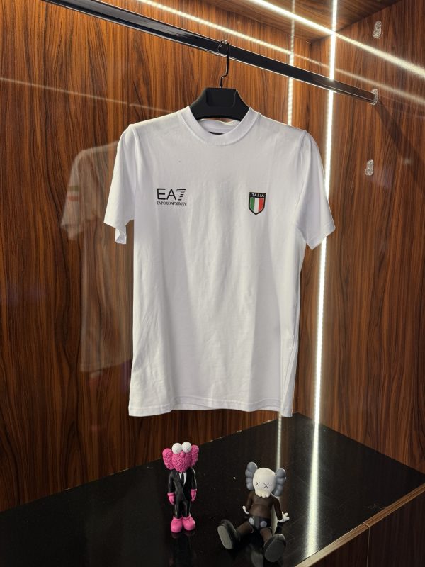Emporio Armani ITALIA Logo T-Shirt | Beyaz (ea03)