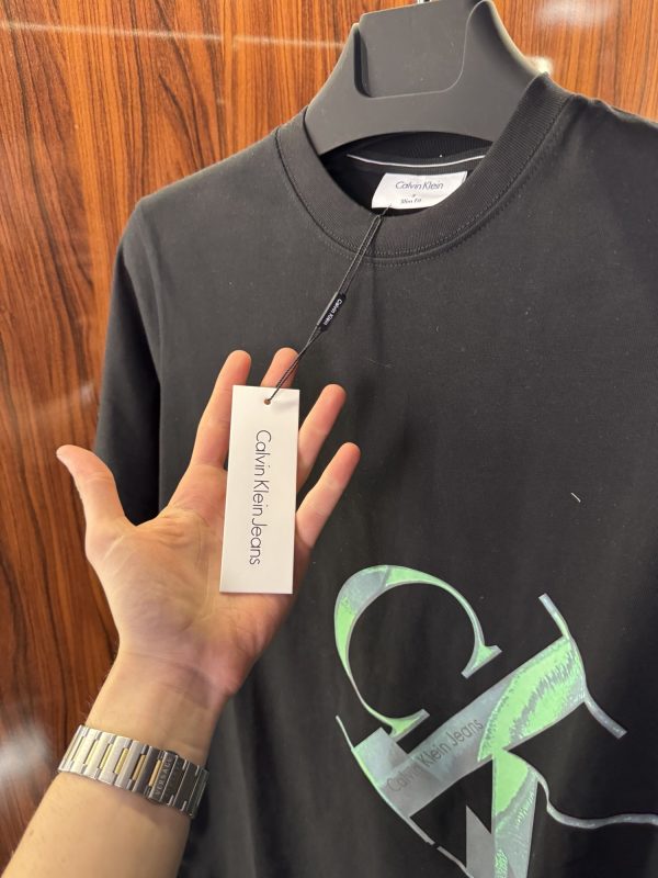Calvin Klein Logo T-Shirt | Siyah (ck04) - Görsel 3