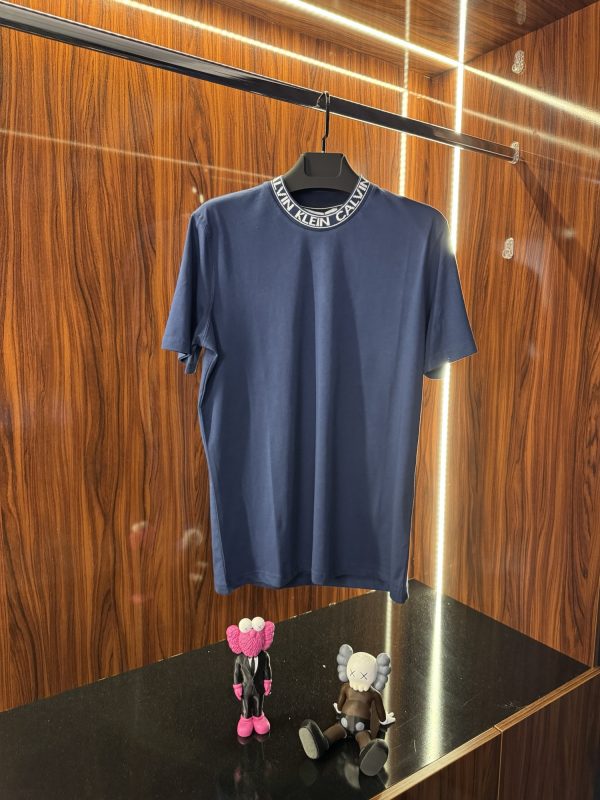 Calvin Klein Yaka Detaylı T-Shirt | Lacivert (ck05)