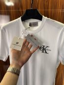 Calvin Klein Nakış Logo T-Shirt | Beyaz (ck06)