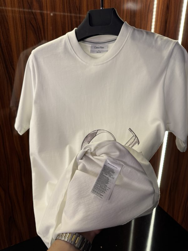 Calvin Klein Logo T-Shirt | Beyaz (ck04) - Görsel 3