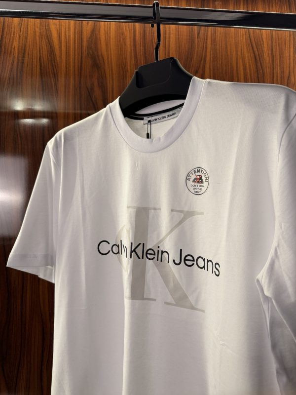 Calvin Klein Logo T-Shirt | Beyaz (ck01) - Görsel 2