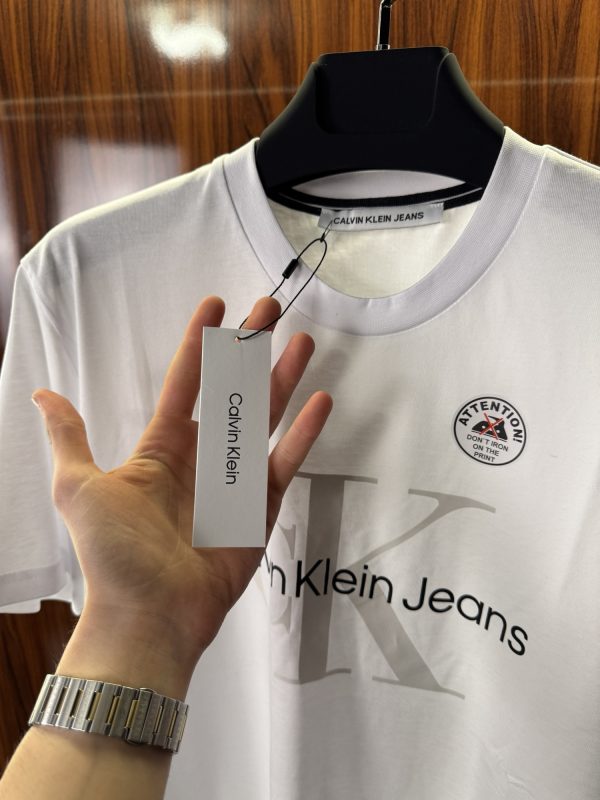 Calvin Klein Logo T-Shirt | Beyaz (ck01) - Görsel 4
