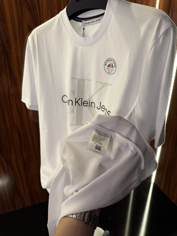 Calvin Klein Logo T-Shirt | Beyaz (ck01) - Görsel 5