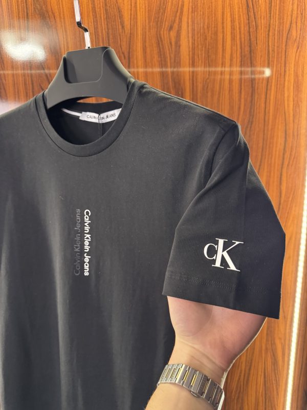 Calvin Klein Logo T-Shirt | Siyah (ck03) - Görsel 2