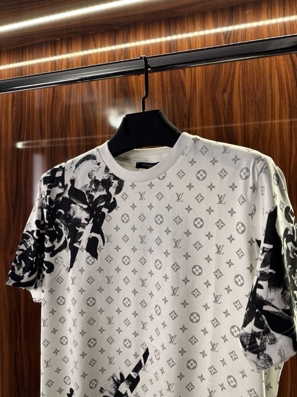 Louis Vuitton Monogram T-Shirt | Beyaz (lv01) - Görsel 2