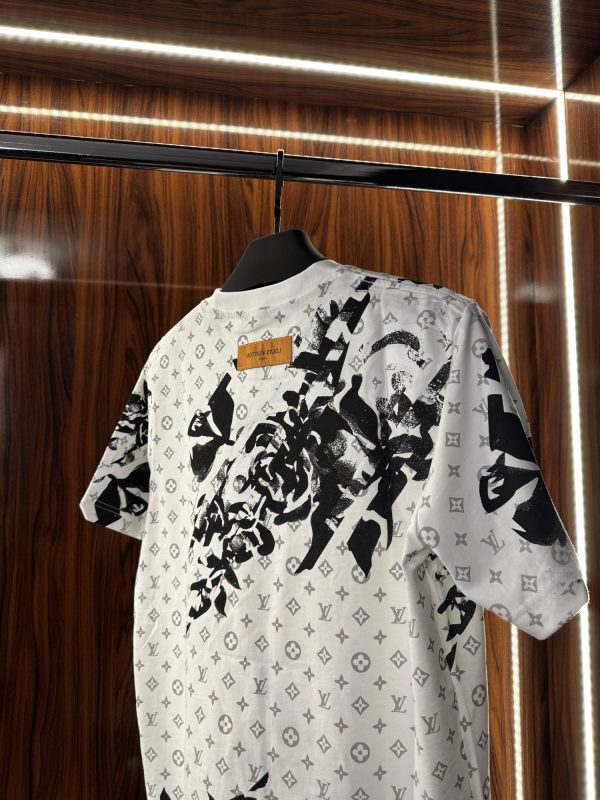 Louis Vuitton Monogram T-Shirt | Beyaz (lv01) - Görsel 5
