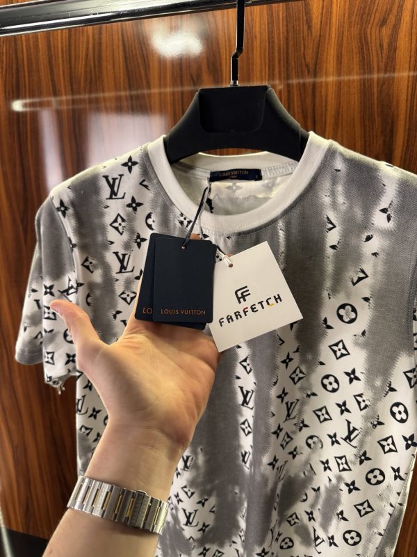 Louis Vuitton Monogram T-Shirt | Beyaz (lv03) - Görsel 3