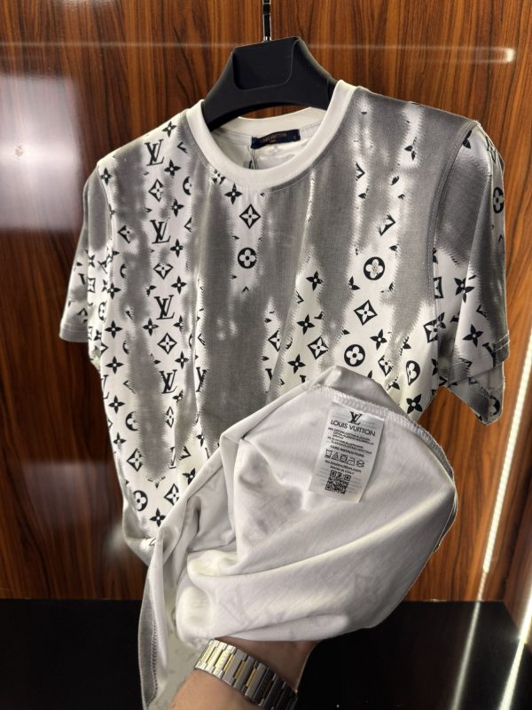 Louis Vuitton Monogram T-Shirt | Beyaz (lv03) - Görsel 4