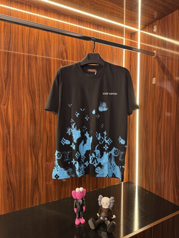 Louis Vuitton Boya Detaylı T-Shirt | Siyah (lv05)