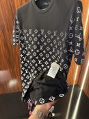 Louis Vuitton Monogram Logo T-Shirt | Siyah (lv09)