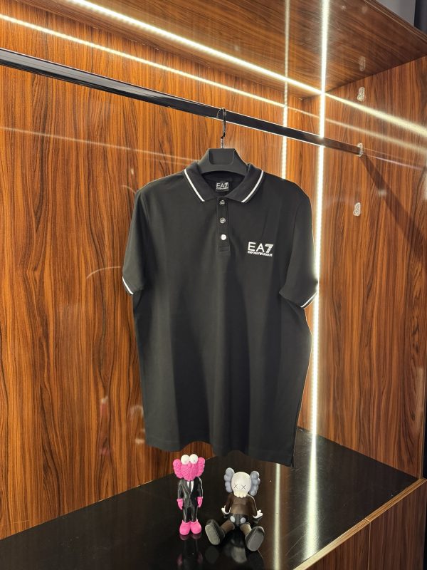 Emporio Armani Yaka Detaylı Polo Yaka | Siyah
