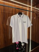 Emporio Armani Slikon Detay Polo Yaka | Beyaz