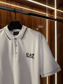 Emporio Armani Slikon Detay Polo Yaka | Beyaz