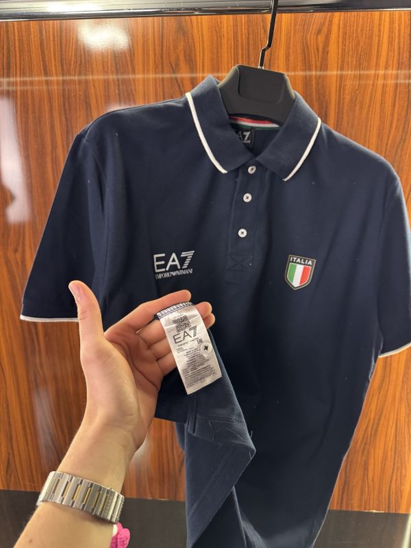 Emporio Armani İtalia Polo Yaka | Lacivert - Görsel 5