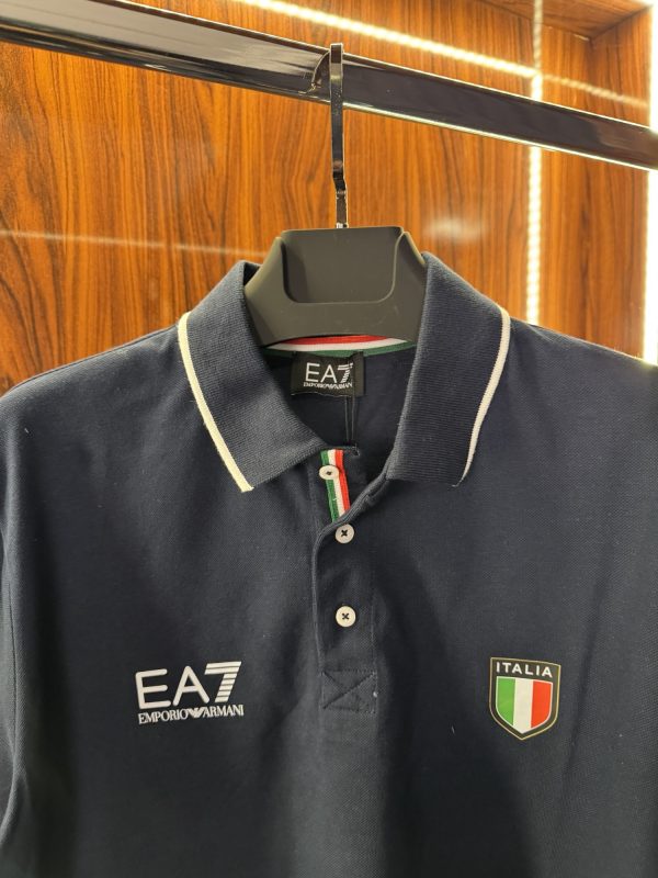 Emporio Armani İtalia Polo Yaka | Lacivert - Görsel 3