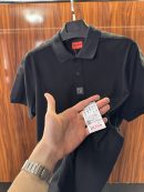 Hugo Boss Omuz Şeritli Polo Yaka | Siyah