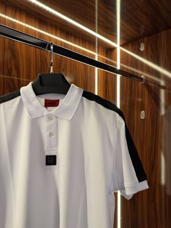 Hugo Boss Omuz Şeritli Polo Yaka | Beyaz - Görsel 2