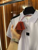 Hugo Boss Omuz Şeritli Polo Yaka | Beyaz