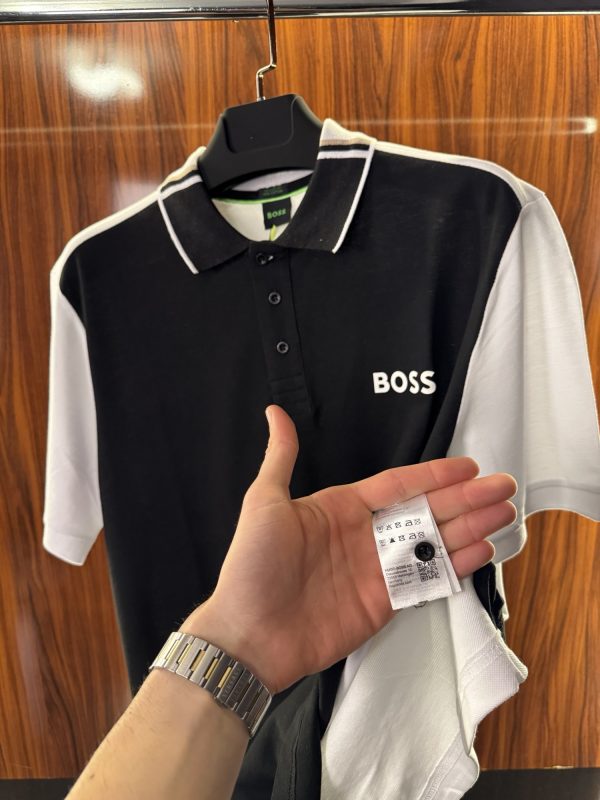 Hugo Boss Çift Renk Polo Yaka | Siyah - Görsel 4