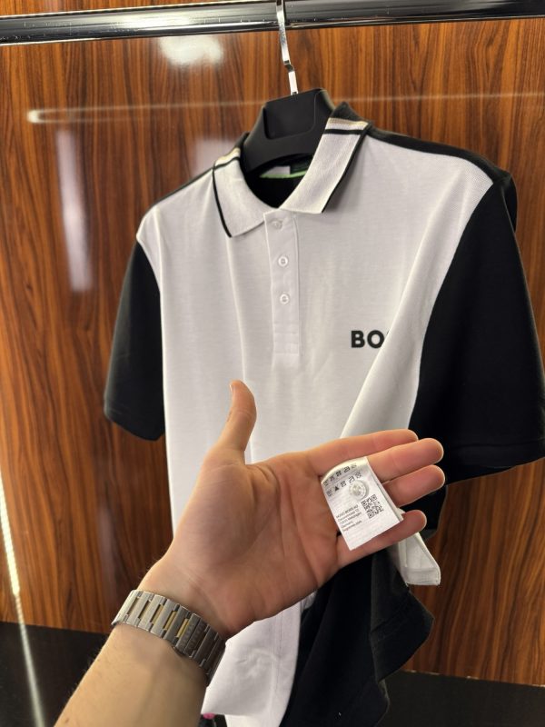 Hugo Boss Çift Renk Polo Yaka | Beyaz - Görsel 4