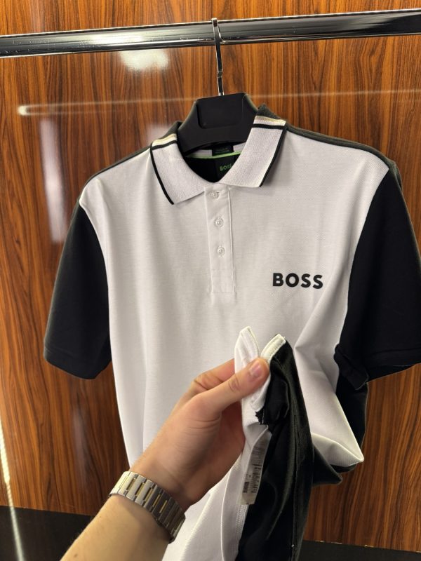 Hugo Boss Çift Renk Polo Yaka | Beyaz - Görsel 5