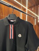 Moncler Fermuar Detay Polo Yaka | Siyah