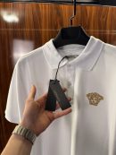 Versace Nakış Logo Polo Yaka | Beyaz