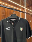 Emporio Armani İtalia Detay Polo Yaka | Siyah