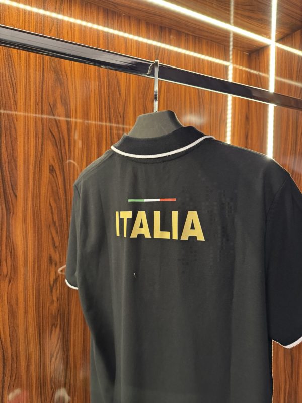 Emporio Armani İtalia Detay Polo Yaka | Siyah - Görsel 2