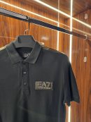 Emporio Armani Gold Detay Polo Yaka | Siyah