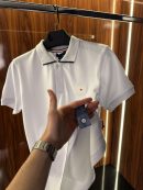 Tommy Hilfigher Yaka Detay Polo Yaka | Beyaz