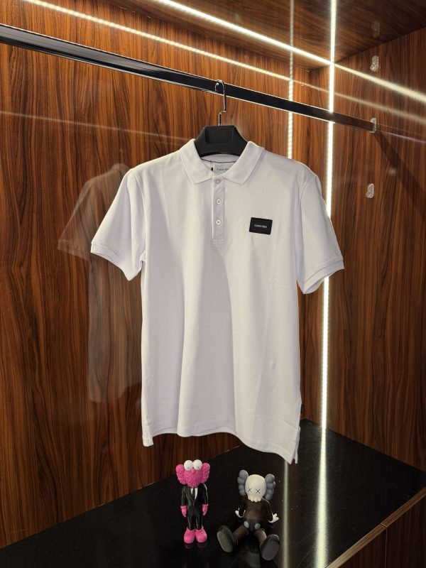 Calvin Klein Nakış Logo Polo Yaka | Beyaz