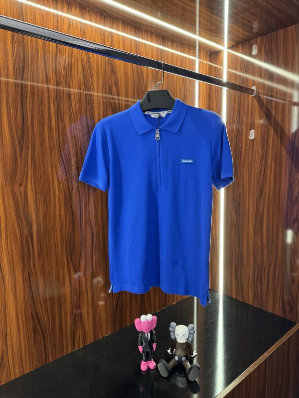 Calvin Klein Yaka Detaylı Polo Yaka | Lacivert
