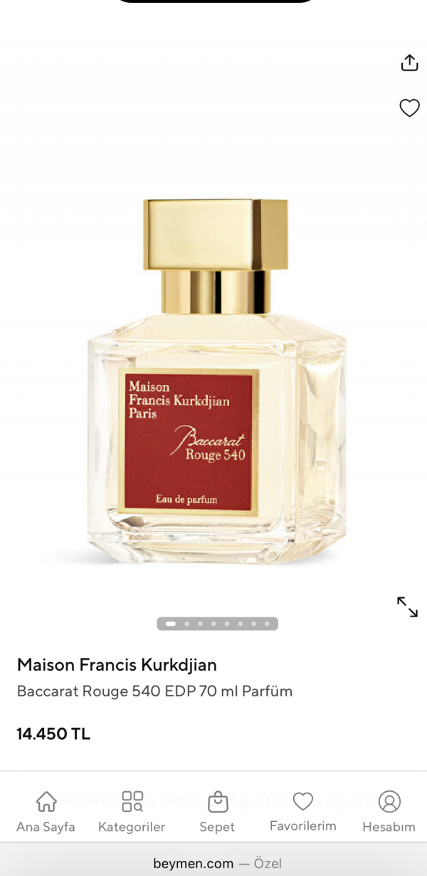 Kurkdjian | Baccarat Rouge 540 - EDP | İthal - Görsel 2
