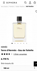 Hermes | Terre D'Hermes - EDT | İthal